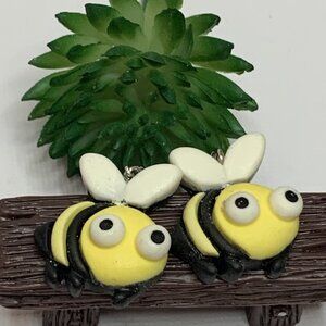 Bumblebee Earring, Bee Earring, Bee Jewelry, Gift Idea, Insect Earring, Bee